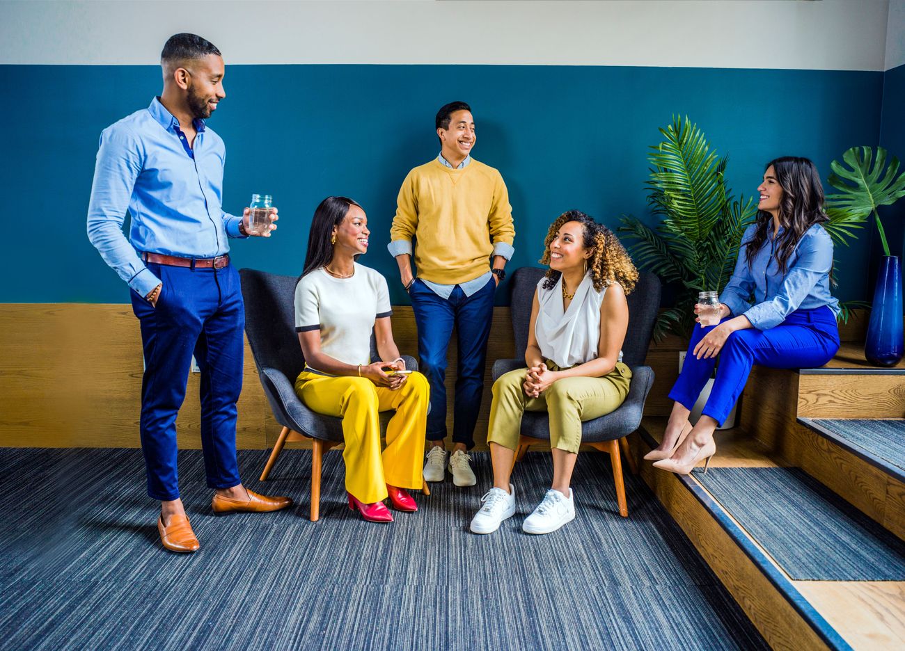 The Maven team collaborating in a meeting