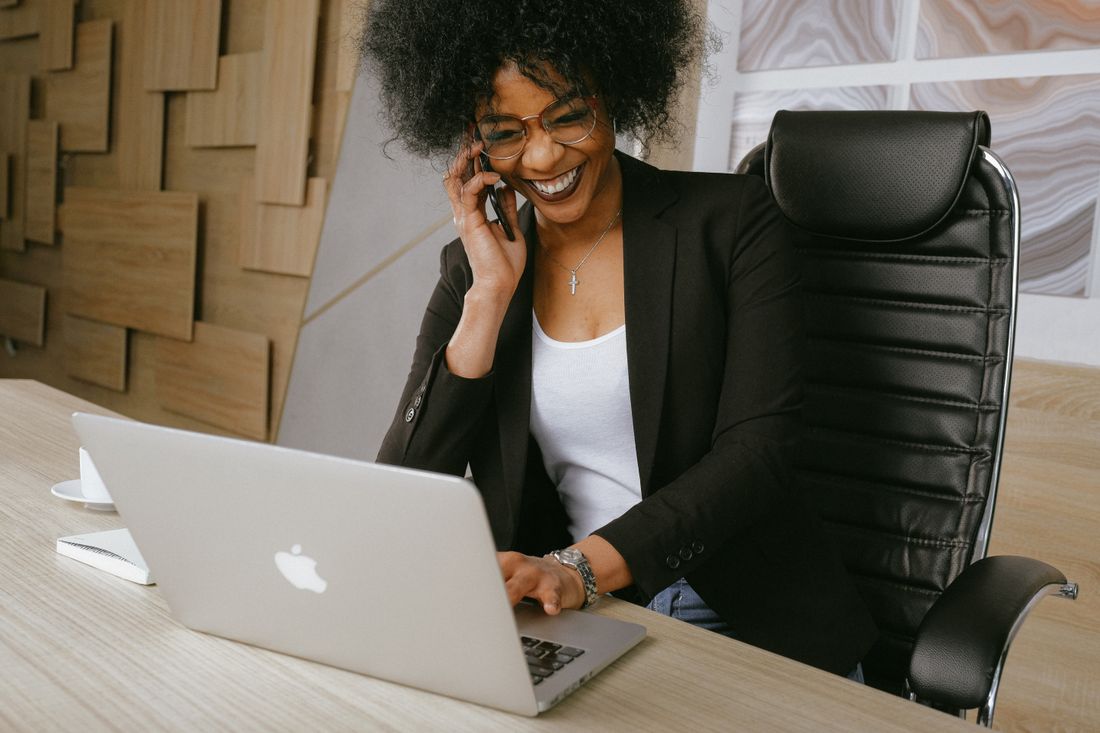 A professional thriving at work